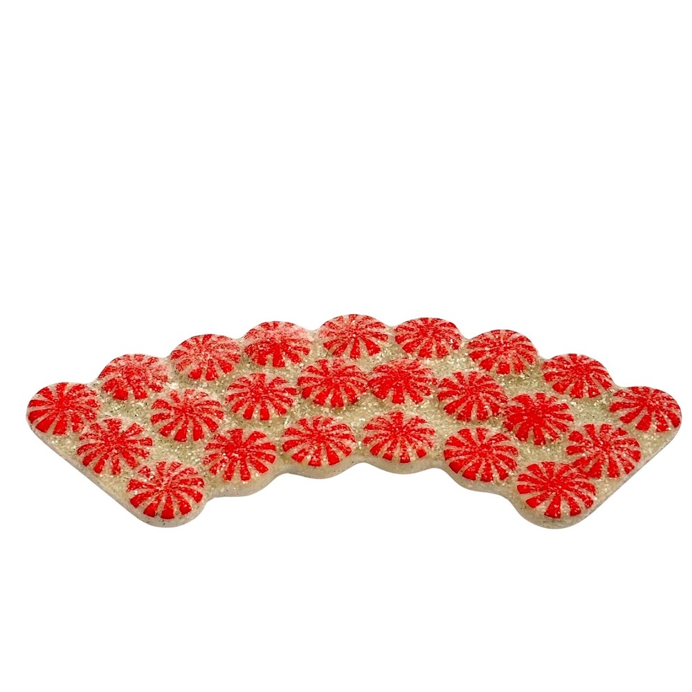 Depart 56 North Pole Series Peppermint Candy Walkway Path‎ Curved Replacement